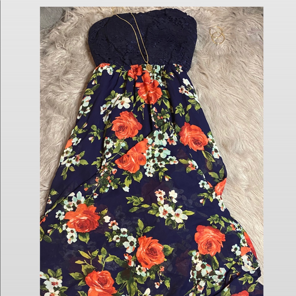 Long floral dress
